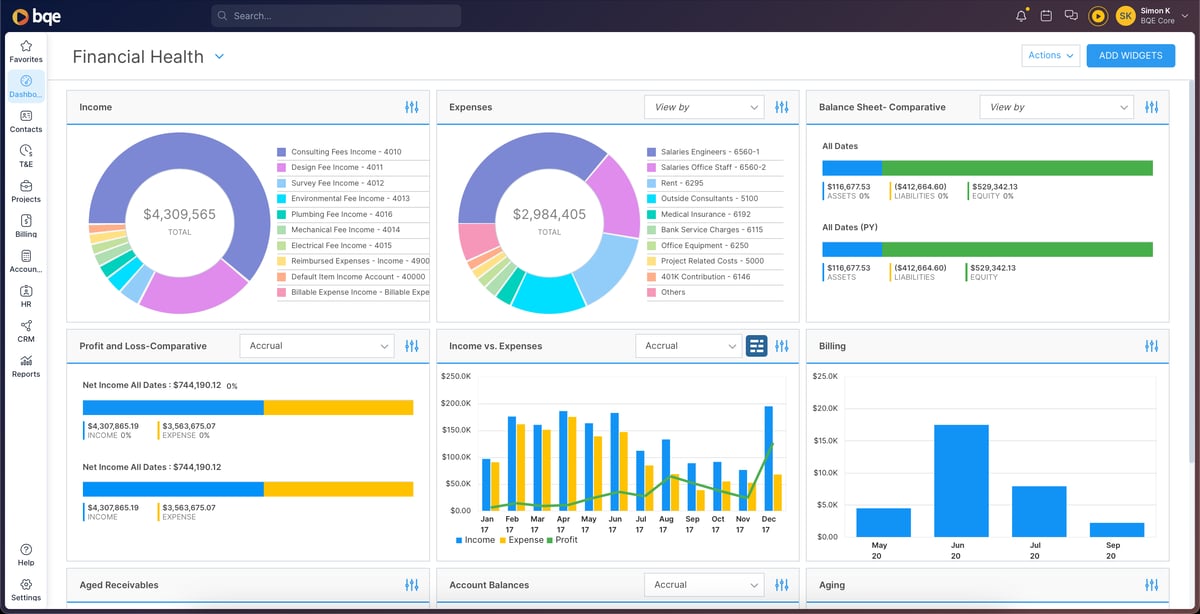 BQE-CORE-Dashboard