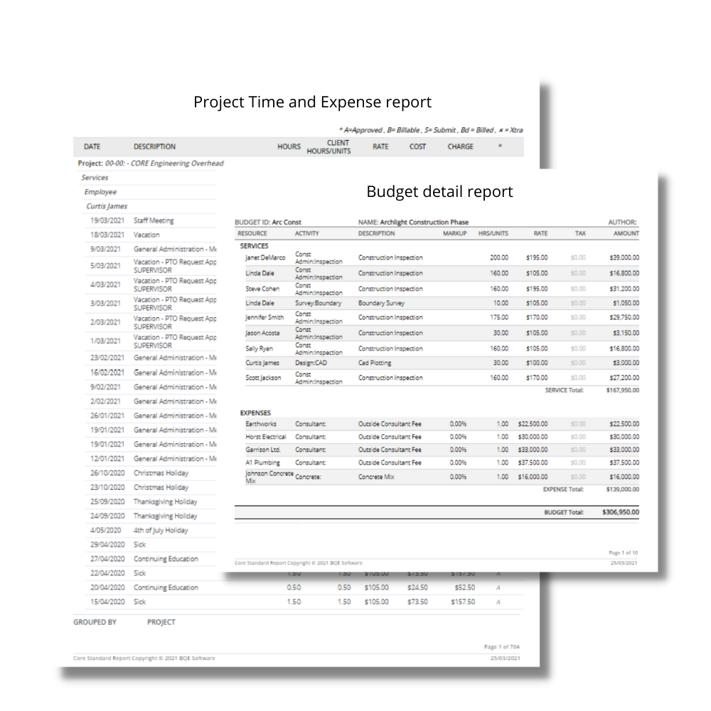 Project time and expense report-1